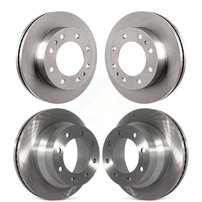 Disc Brake Rotors Front Rear Kit For Chevrolet Express 4500 GMC Savana
