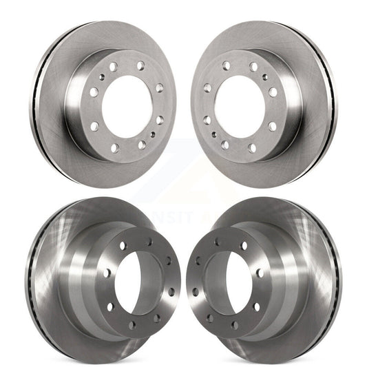 Disc Brake Rotors Front Rear Kit For Chevrolet Express 4500 GMC Savana