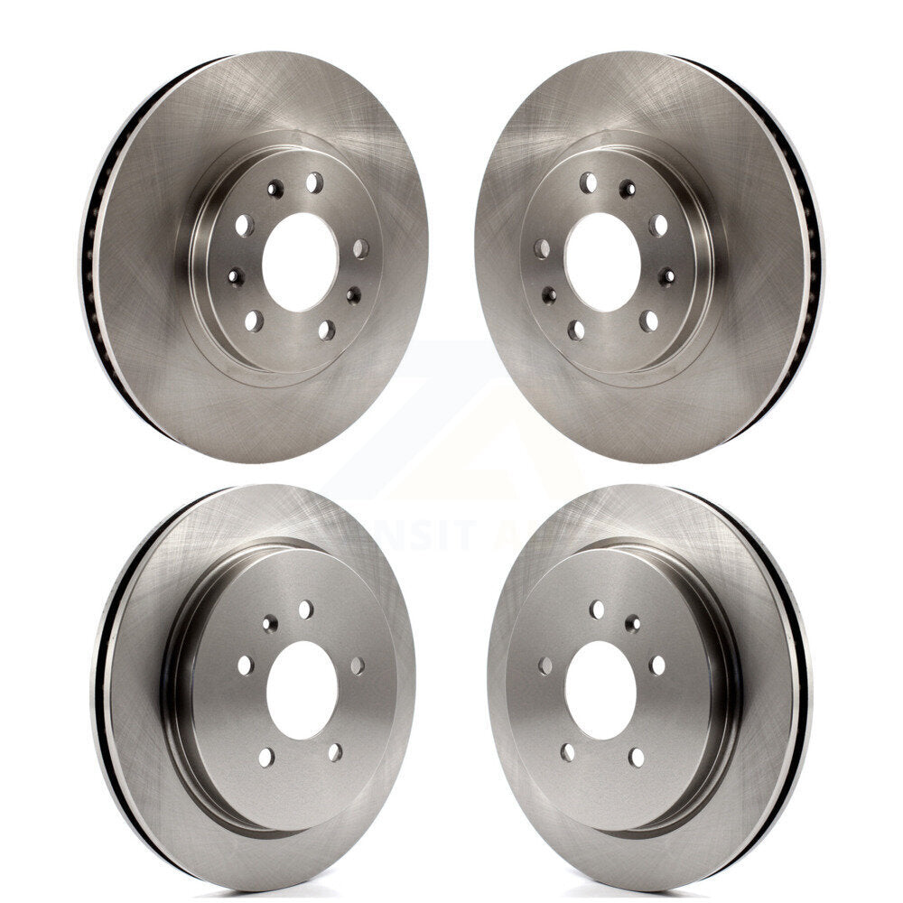 Disc Brake Rotors Front Rear Kit For Cadillac CTS With Standard Suspension