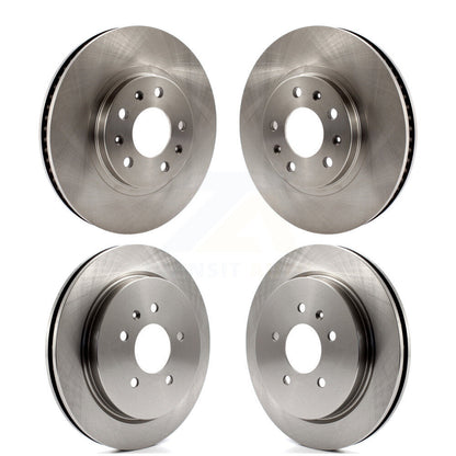 Disc Brake Rotors Front Rear Kit For Cadillac CTS With Standard Suspension