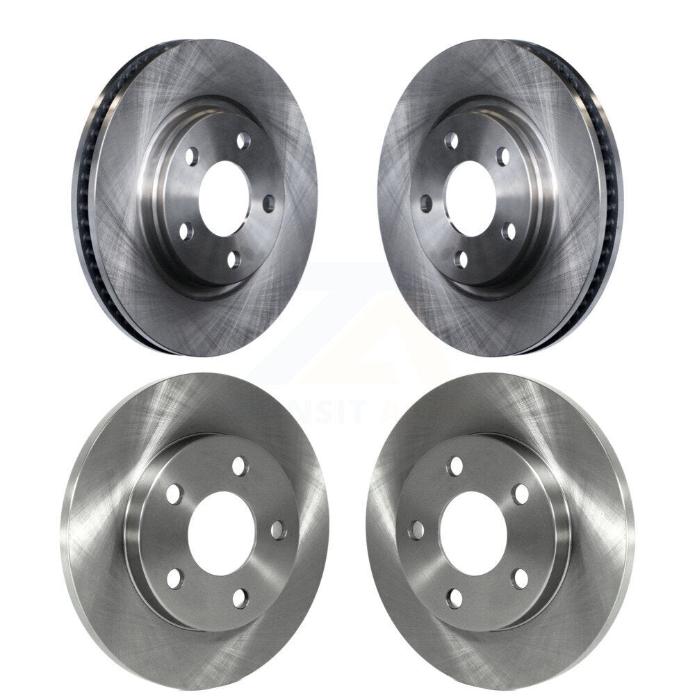 Disc Brake Rotors Front Rear Kit For Buick LaCrosse Pontiac Grand Prix Allure