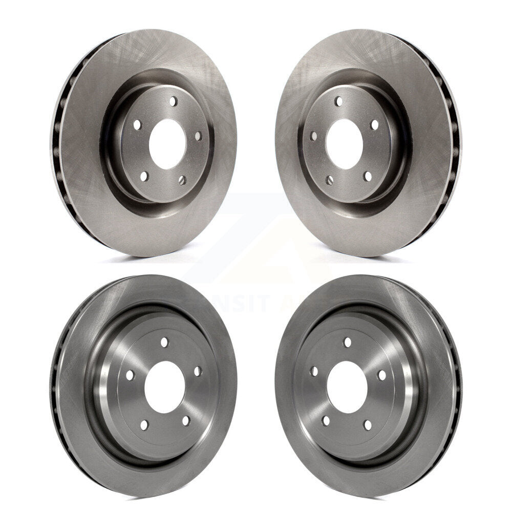 Disc Brake Rotors Front Rear Kit For Chevrolet Corvette Cadillac XLR