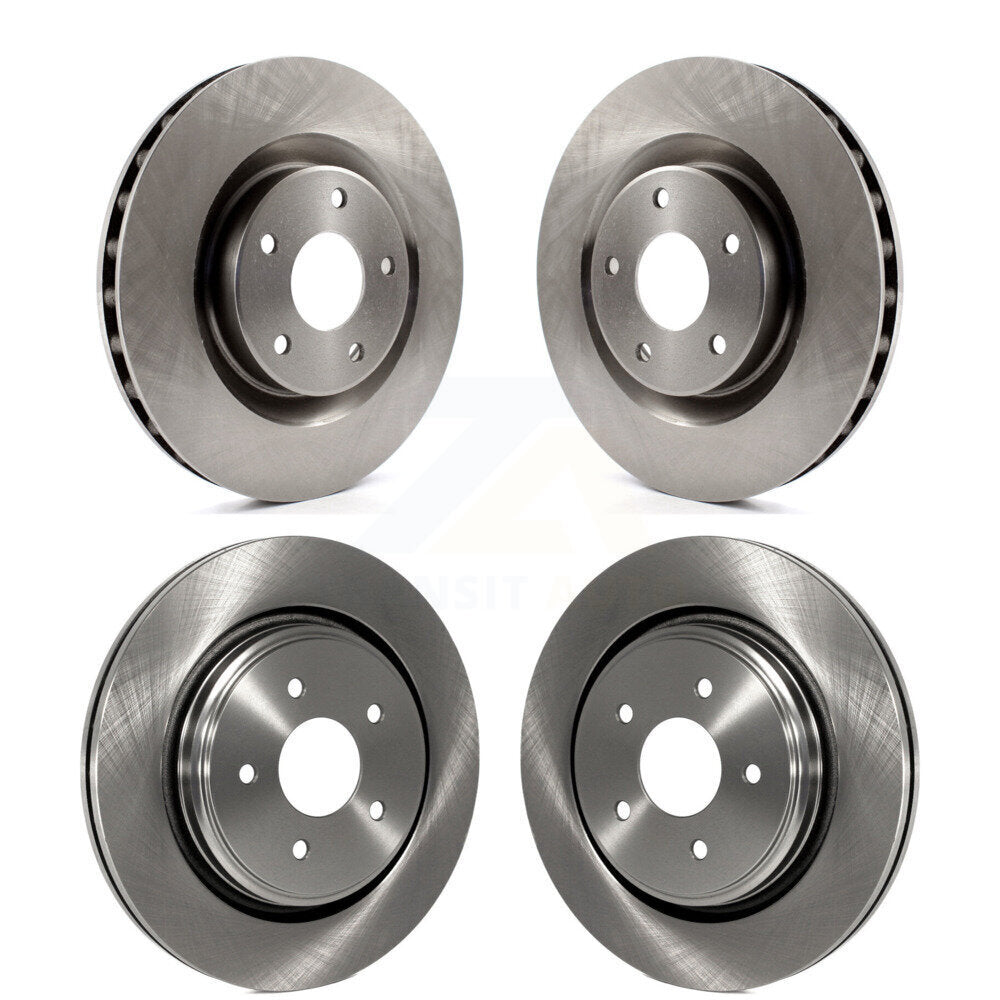 Brake Rotors Front Rear Kit For 2006-2009 Cadillac XLR With Heavy Duty Brakes