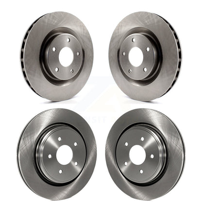 Brake Rotors Front Rear Kit For 2006-2009 Cadillac XLR With Heavy Duty Brakes