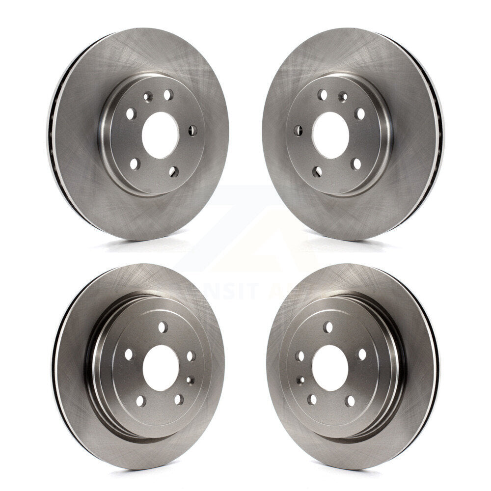 Disc Brake Rotors Front Rear Kit For Cadillac CTS Without Heavy Duty Brakes