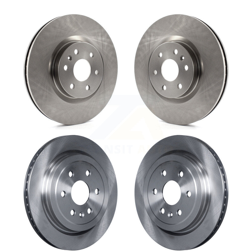 Disc Brake Rotors Front Rear Kit For Cadillac SRX Saab 9-4X