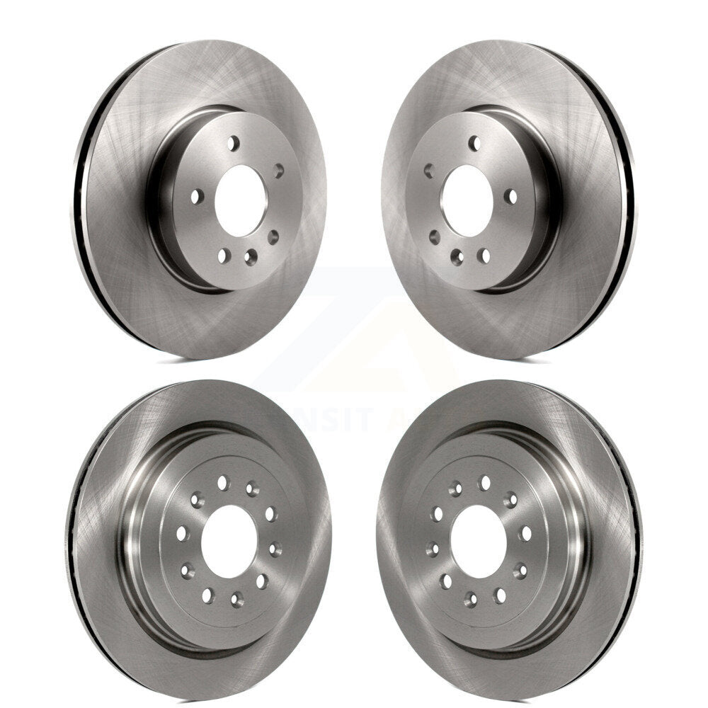 Disc Brake Rotors Front Rear Kit For Cadillac ATS