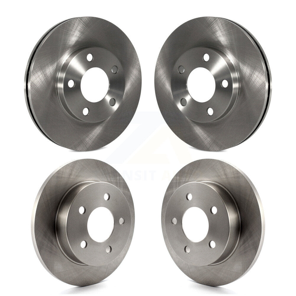 Disc Brake Rotors Front Rear Kit For Ford Mustang