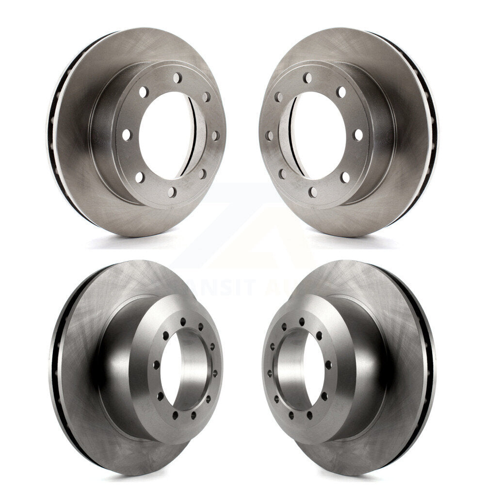 Disc Brake Rotors Front Rear Kit For 1999 Ford F-450 Super Duty F-550