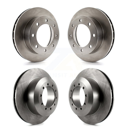 Disc Brake Rotors Front Rear Kit For 1999 Ford F-450 Super Duty F-550