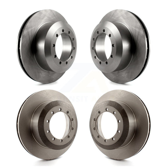 Disc Brake Rotors Front Rear Kit For Ford F-53 Motorhome Chassis F-59 Commercial