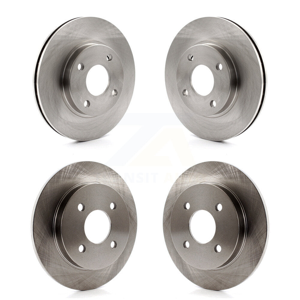 Disc Brake Rotors Front Rear Kit For Ford Focus