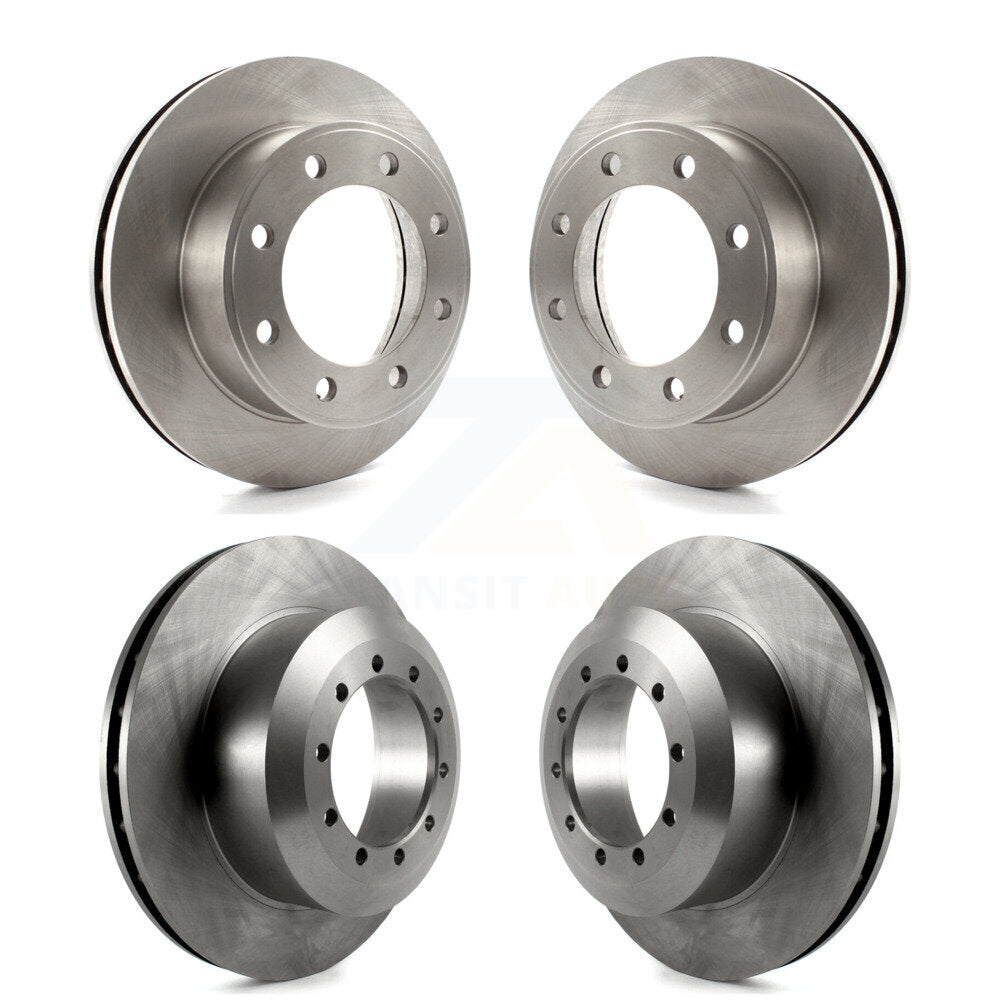 Disc Brake Rotors Front Rear Kit For Ford F-450 Super Duty F-550