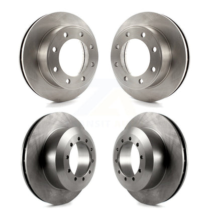 Disc Brake Rotors Front Rear Kit For Ford F-450 Super Duty F-550