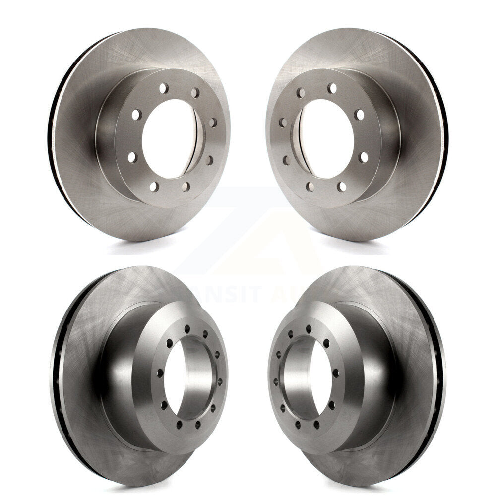 Disc Brake Rotors Front Rear Kit For Ford E-550 Super Duty F-450 F-550 Econoline