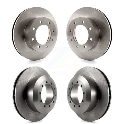 Disc Brake Rotors Front Rear Kit For Ford E-550 Super Duty F-450 F-550 Econoline