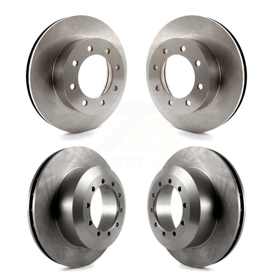 Disc Brake Rotors Front Rear Kit For Ford E-550 Super Duty F-450 F-550 Econoline