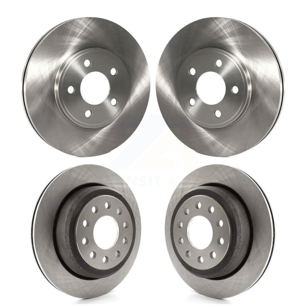 Disc Brake Rotors Front Rear Kit For 2003-2011 Lincoln Town Car Sedan