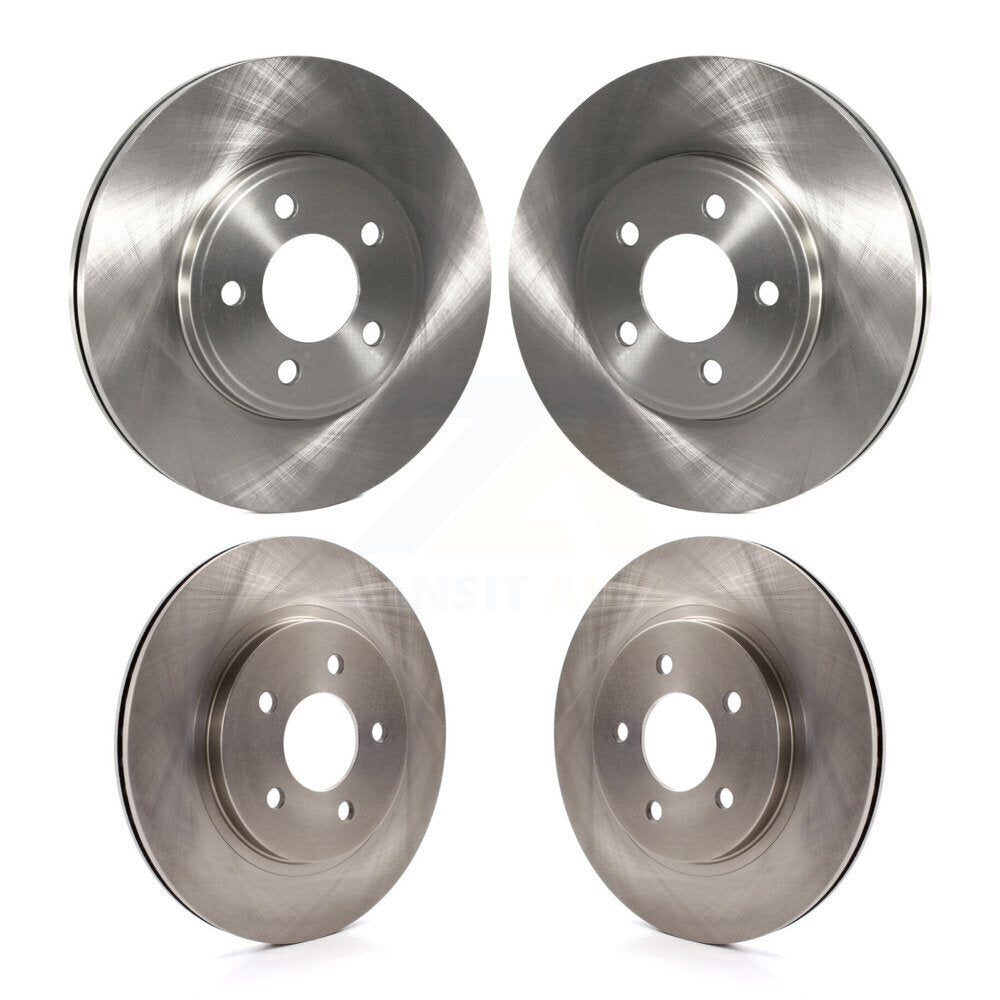 Disc Brake Rotors Front Rear Kit For 2009 Ford Mustang Bullitt