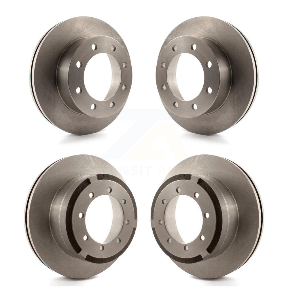 Brake Rotors Front Rear Kit For 2013 Ford F-350 Super Duty With Dual Wheels