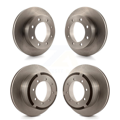 Brake Rotors Front Rear Kit For 2013 Ford F-350 Super Duty With Dual Wheels