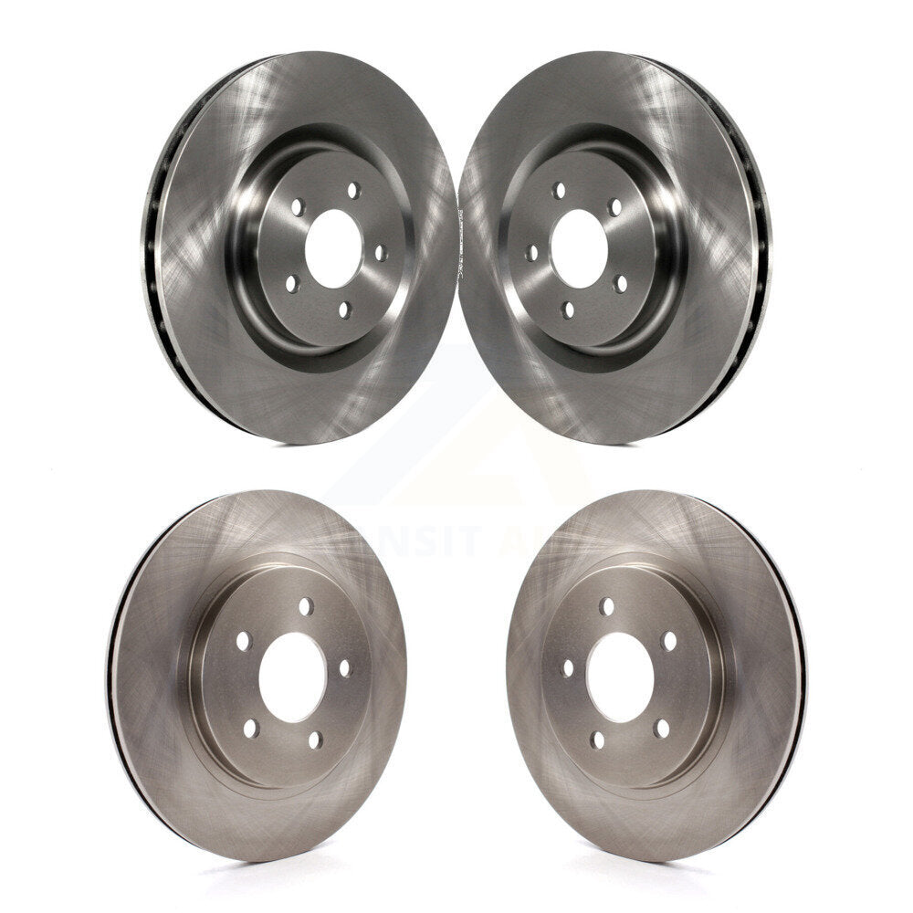 Disc Brake Rotors Front Rear Kit For Ford Mustang