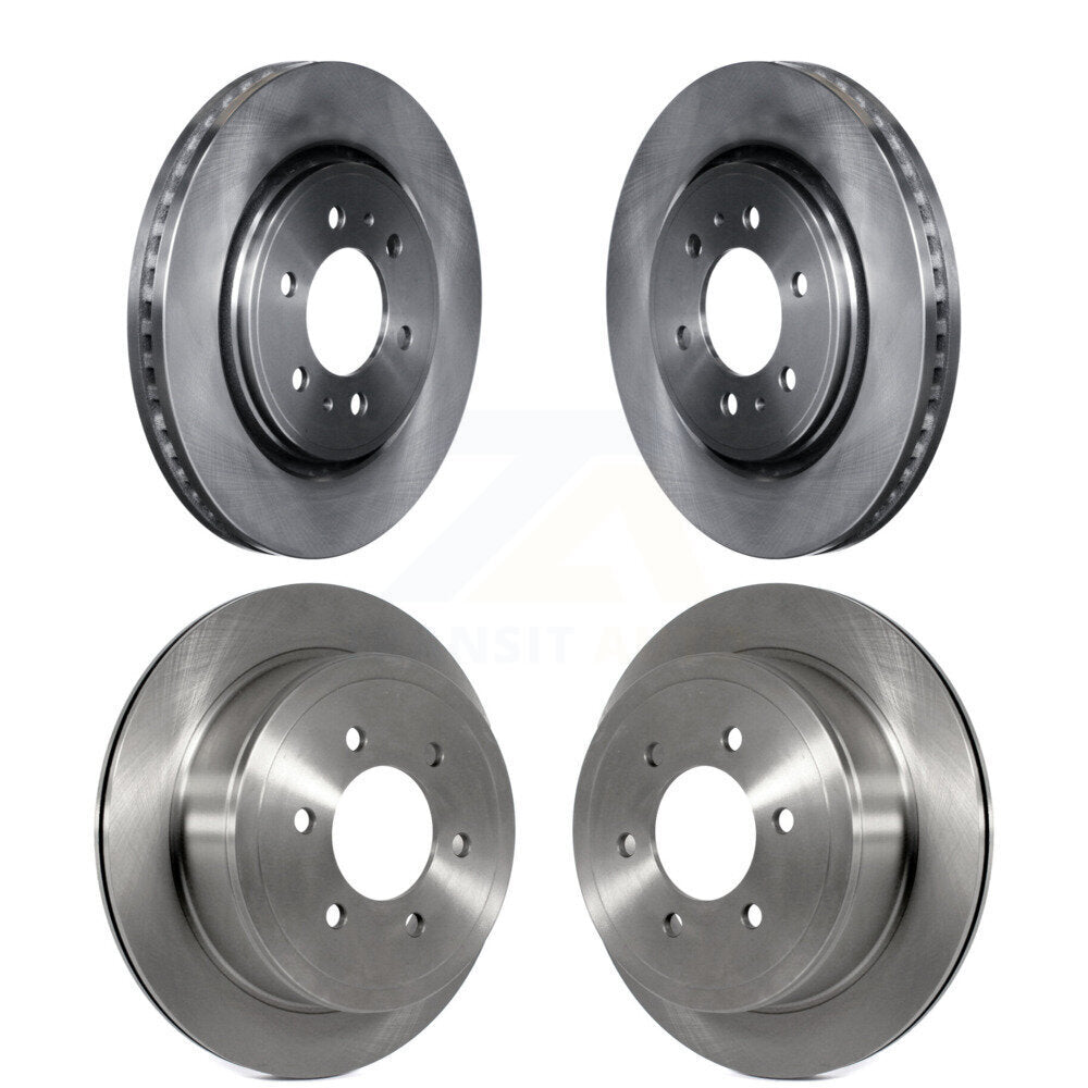 Disc Brake Rotors Front Rear Kit For 2010-2011 Ford F-150 With 6 Lug Wheels