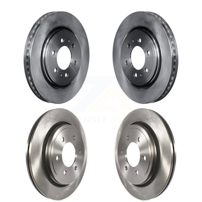 Brake Rotors Front Rear Kit For 2015-2017 Ford F-150 With Electric Parking