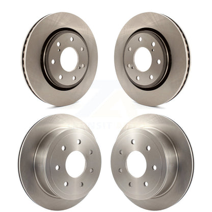 Disc Brake Rotors Front Rear Kit For 2010-2011 Ford F-150 With 7 Lug Wheels