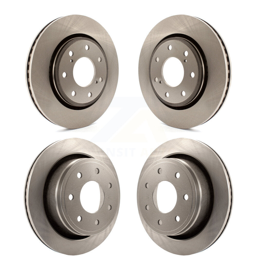 Disc Brake Rotors Front Rear Kit For 2012-2014 Ford F-150 With 7 Lug Wheels