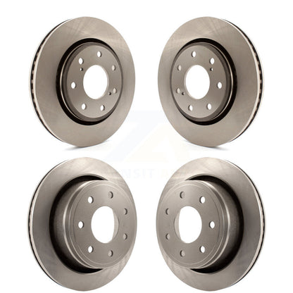 Disc Brake Rotors Front Rear Kit For 2012-2014 Ford F-150 With 7 Lug Wheels