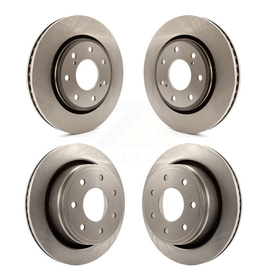 Disc Brake Rotors Front Rear Kit For 2012-2014 Ford F-150 With 7 Lug Wheels