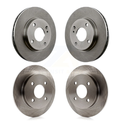 Disc Brake Rotors Front Rear Kit For Ford Fiesta