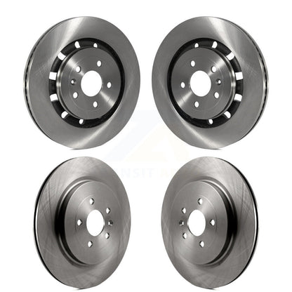 Brake Rotors Front Rear Kit For Ford Explorer Flex Taurus Police Interceptor MKS