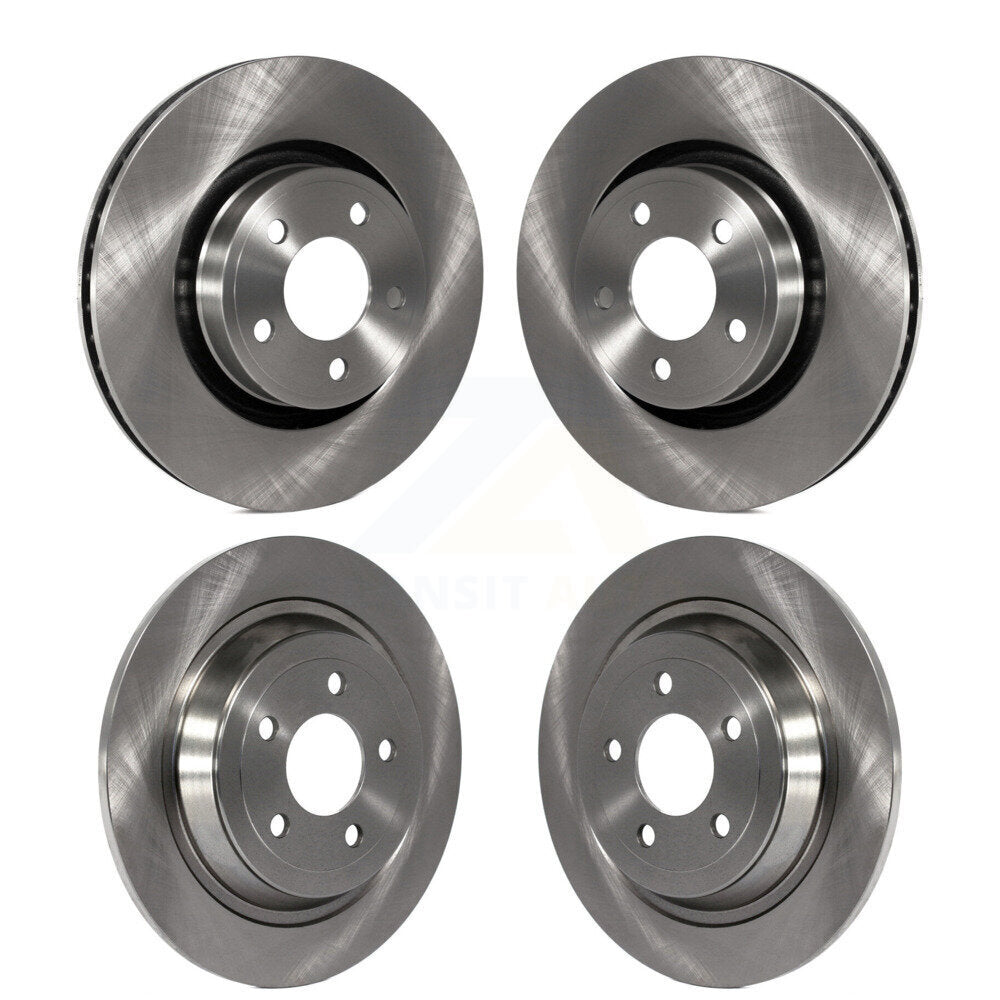 Disc Brake Rotors Front Rear Kit For 2015-2017 Ford Mustang V6 with 3.7L