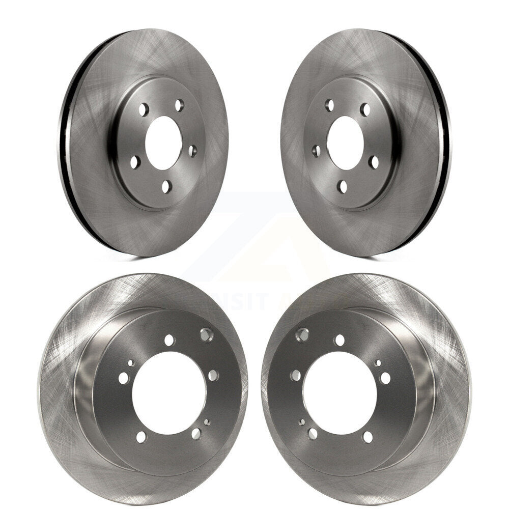 Disc Brake Rotors Front Rear Kit For 2000 Dodge Stratus With 14" Factory Wheels