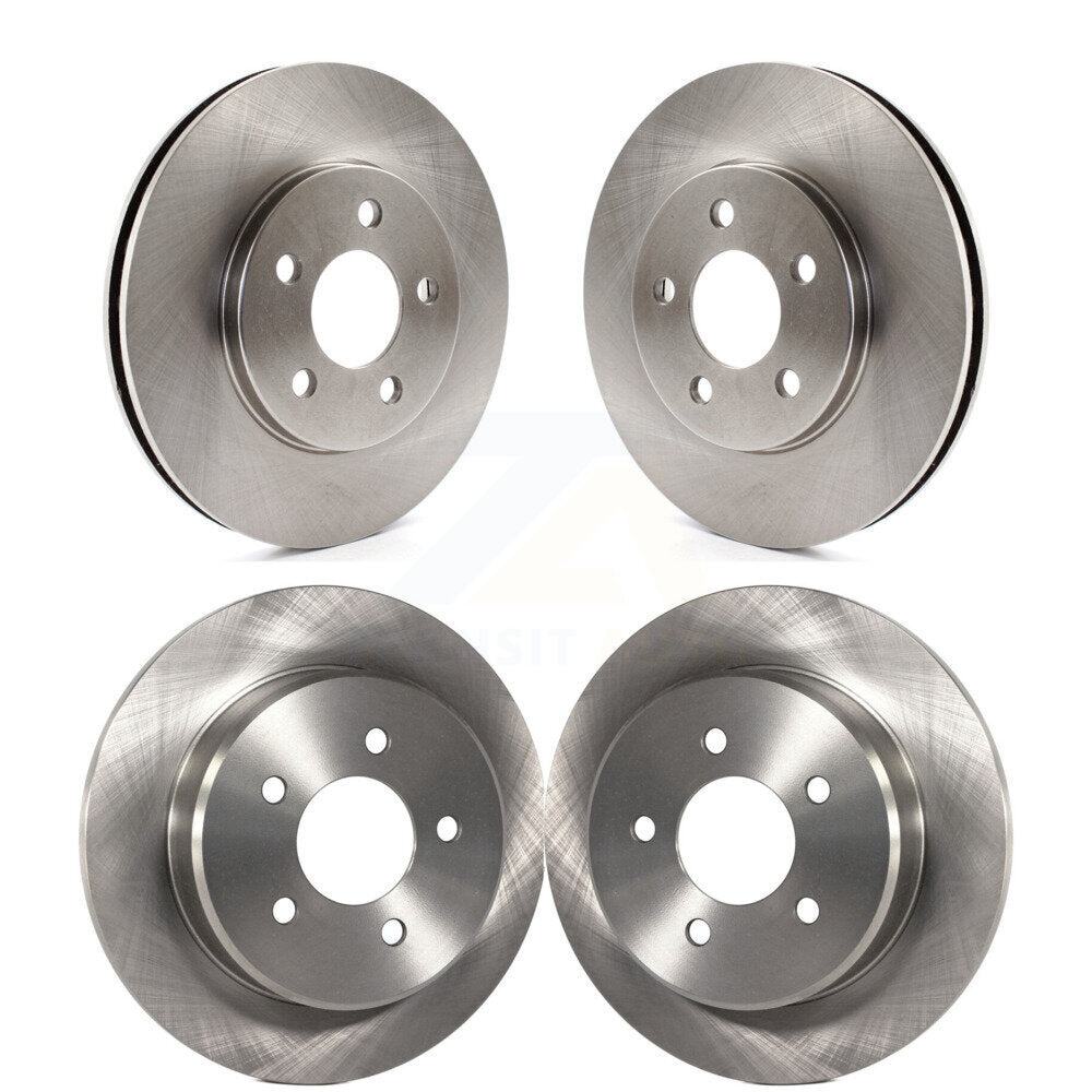 Brake Rotors Front Rear Kit For Dodge Caravan Grand Plymouth Voyager Chrysler &