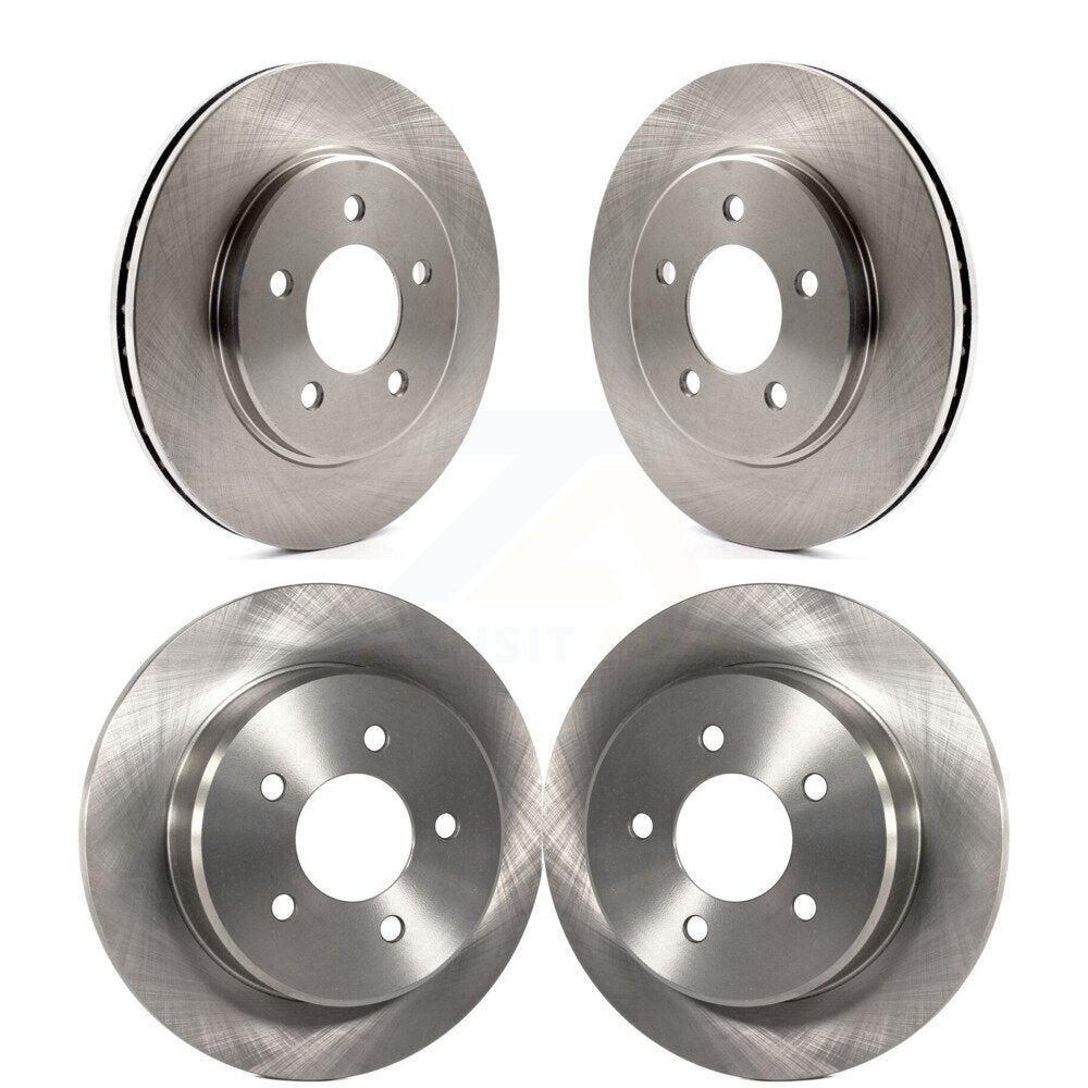 Brake Rotors Front Rear Kit For Dodge Caravan Grand Plymouth Voyager Chrysler &