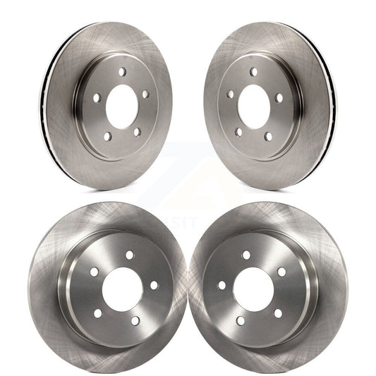 Brake Rotors Front Rear Kit For Dodge Caravan Grand Plymouth Voyager Chrysler &