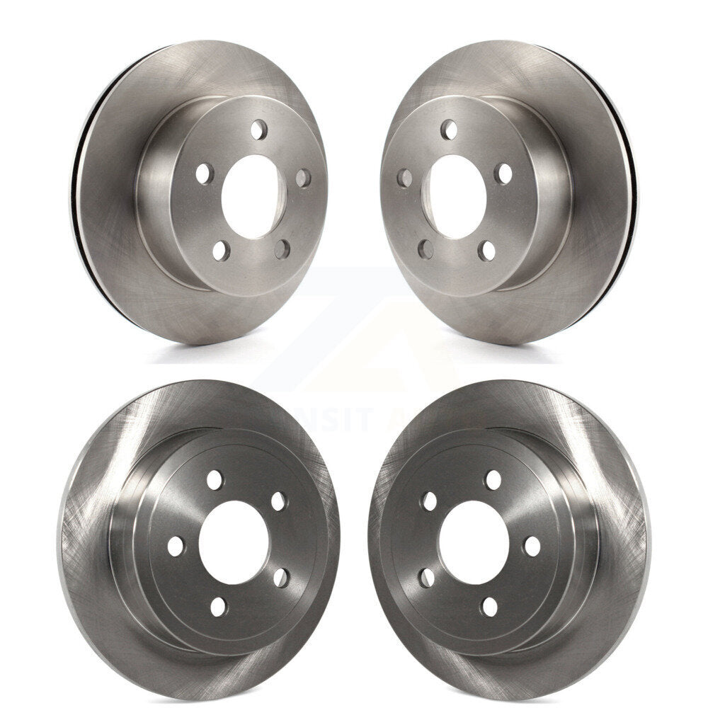 Disc Brake Rotors Front Rear Kit For 2003-2006 Jeep Wrangler TJ rear brakes