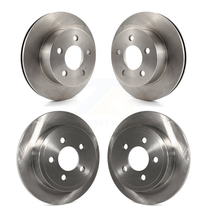 Disc Brake Rotors Front Rear Kit For 2003-2006 Jeep Wrangler TJ rear brakes