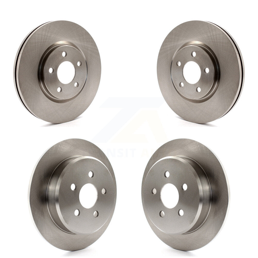 Disc Brake Rotors Front Rear Kit For 2007 Chrysler PT Cruiser Turbocharged