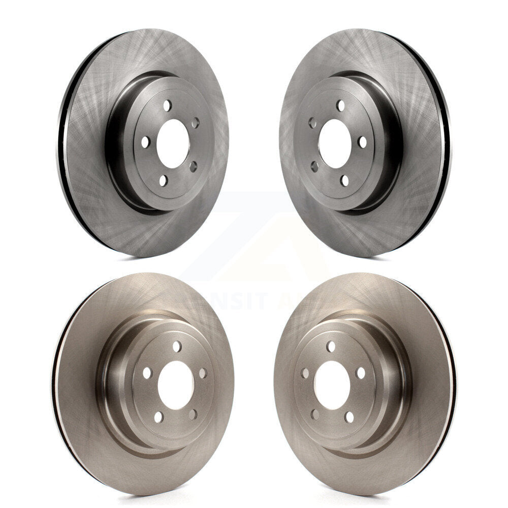 Disc Brake Rotors Front Rear Kit For Dodge Charger With Police Package