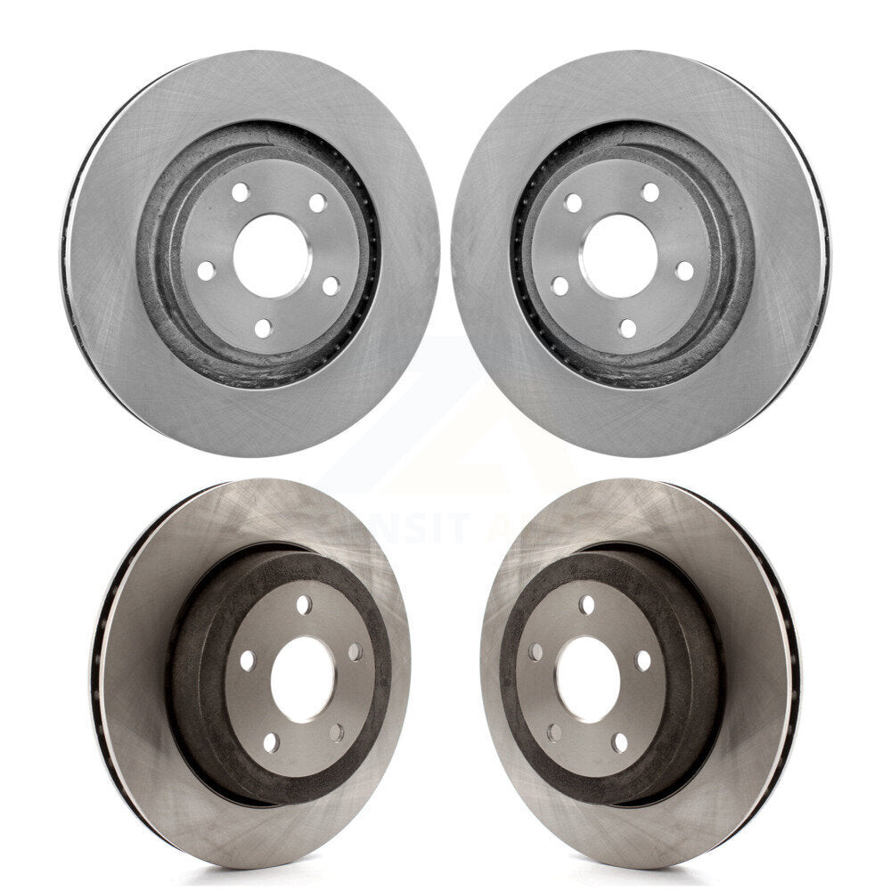 Disc Brake Rotors Front Rear Kit For 2006-2010 Jeep Grand Cherokee SRT8