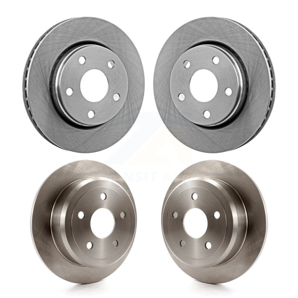 Disc Brake Rotors Front Rear Kit For Jeep Wrangler JK