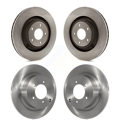Brake Rotors Front Rear Kit For Dodge Caliber With 340mm Diameter Rotor