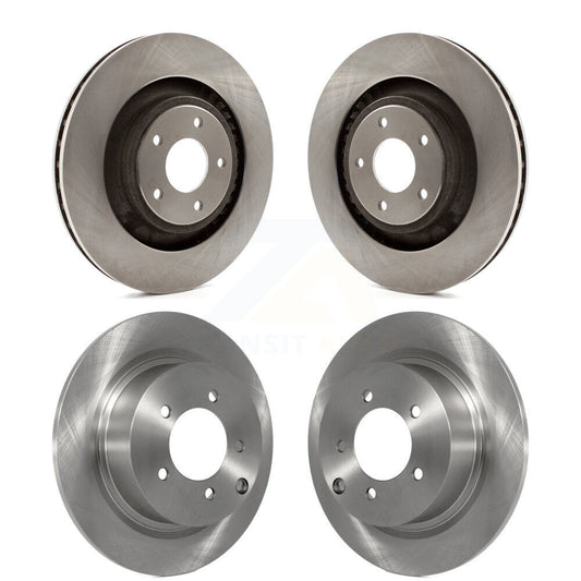 Brake Rotors Front Rear Kit For Dodge Caliber With 340mm Diameter Rotor