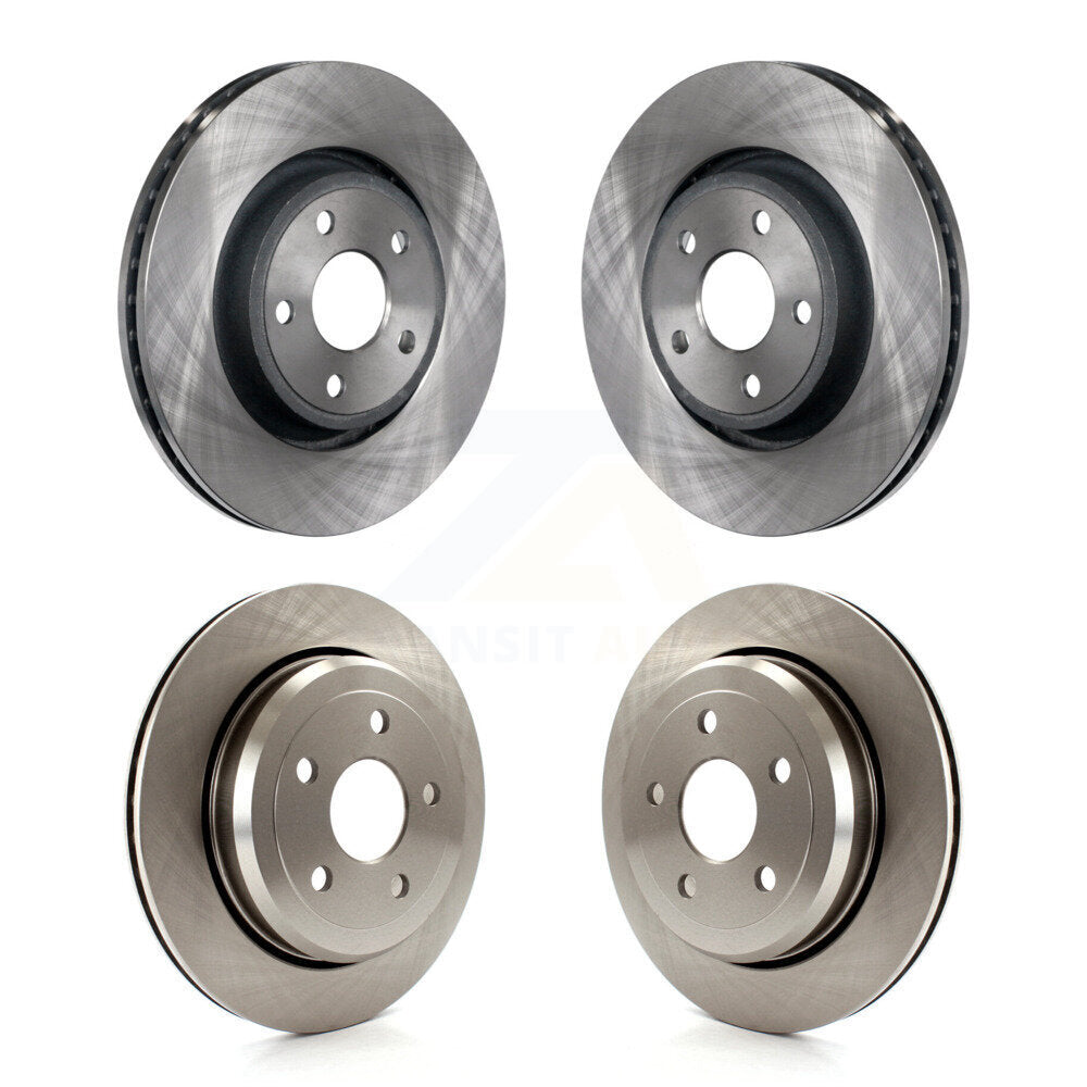 Brake Rotor Front Rear Kit For 22 Jeep Grand Cherokee WK With Vented Rotors