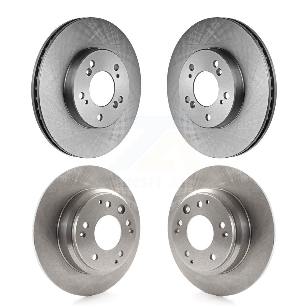 Disc Brake Rotors Front Rear Kit For Honda Odyssey Acura Legend RL Isuzu Oasis