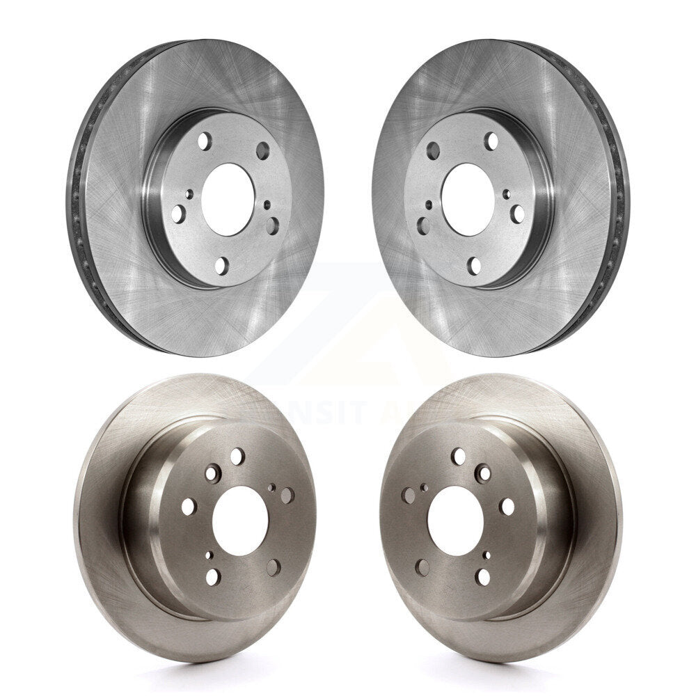 Brake Rotors Front Rear Kit For 2002-2006 Toyota Camry With 275mm Diameter Rotor
